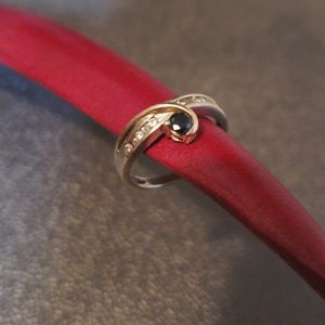 Vintage 2 tone white gold/gold ring